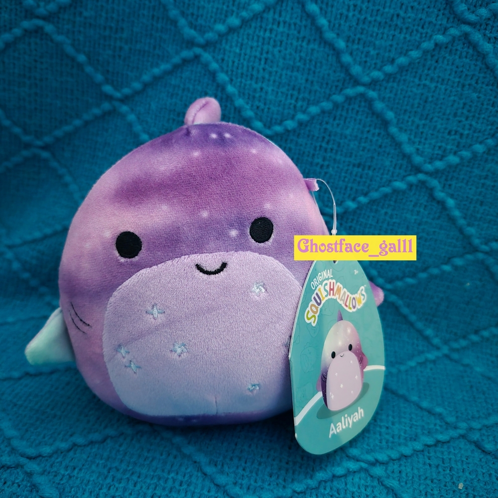 NWT 5"  Aaliyah Squishmallows Galaxy & Stars Shark Plush
